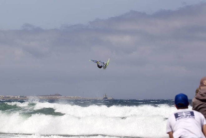 Campello takes off - PWA Pozo World Cup 2012 ©  John Carter / PWA http://www.pwaworldtour.com